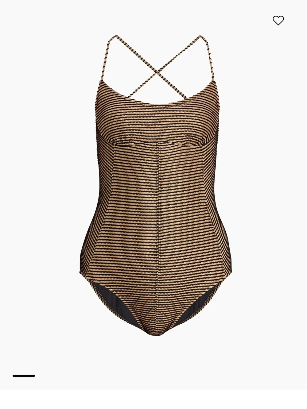 Ulla Johnson NWT Positano Scalloped  Swimsuit Size Large